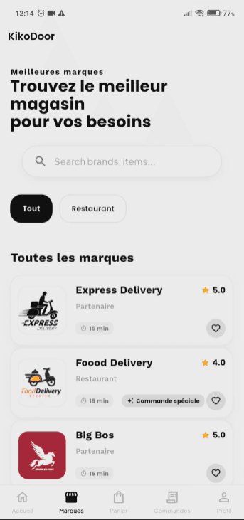 Wasil mobile app preview
